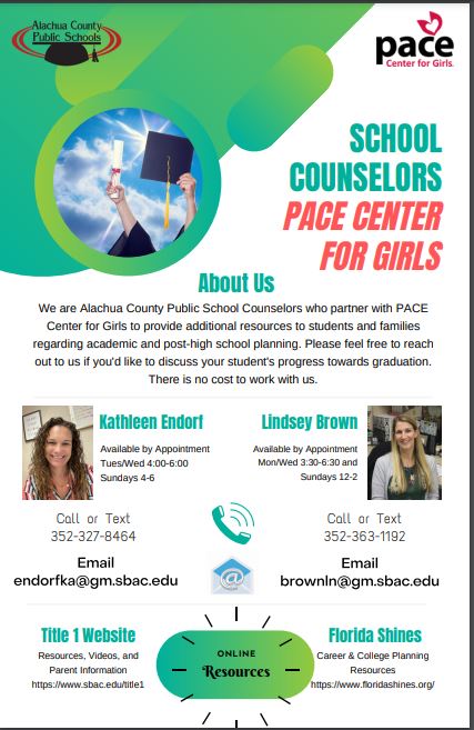 PACE counselor flyer